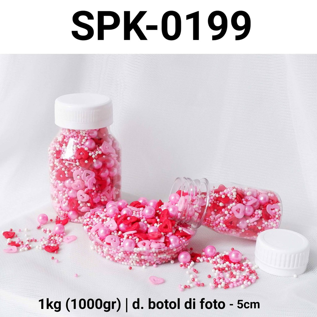 

SPK-0199 Sprinkles sprinkle sprinkel 1kg 1 kg mutiara mix pink merah yamama baking grosir murah sprinkles cake dekorasi mutiara trimit decoration story sprinklestory sprinklesstory sprinkle story yamama baking