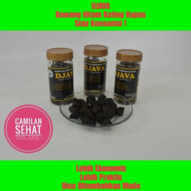 

Bawang Hitam Kating Bonggol Kupas Black Garlic Bawang Putih Hitam 130 gram