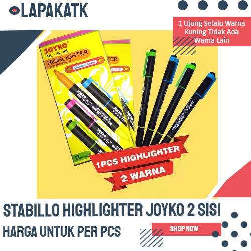 

PROMO STABILO 2 sisi warna Joyko (1PCS) +