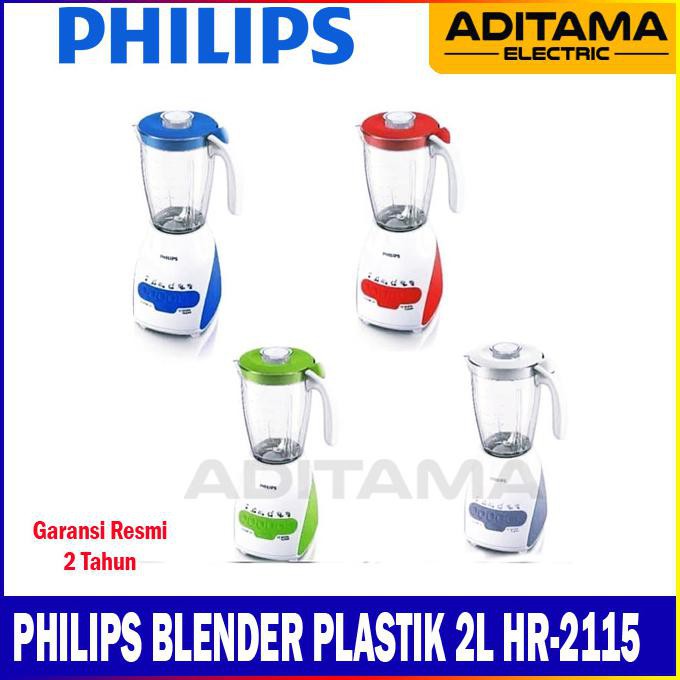 BLENDER PHILIPS PLASTIK HR2115/ PHILIPS BLENDER PLASTIK HR 2115 - Merah