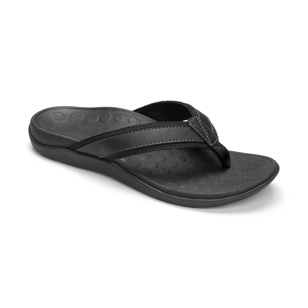 Vionic MTide Black sandal Pria