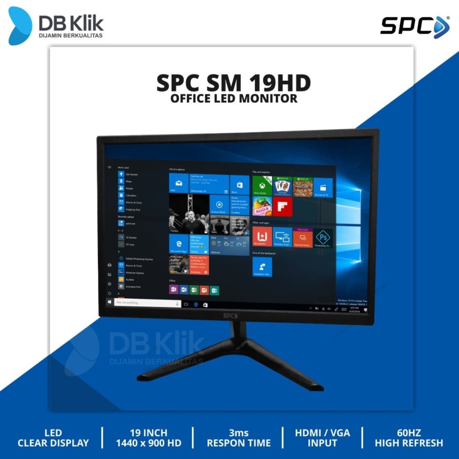 SPC OFFICE MONITOR LED Monitor SPC SM-19HD 19 inch