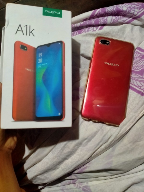 HANDPHONE HP OPPO A1k FULLSET NO HF SECOND SEKEN BEKAS