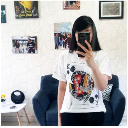 Kaos Ikan Discus - Zora Discus - King Card - Bahan Combed30s