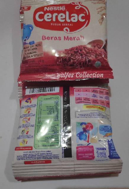 Cerelac Bubur Sereal 1 PCS beras merah kacang hijau serelak serelac makanan pendamping ASI