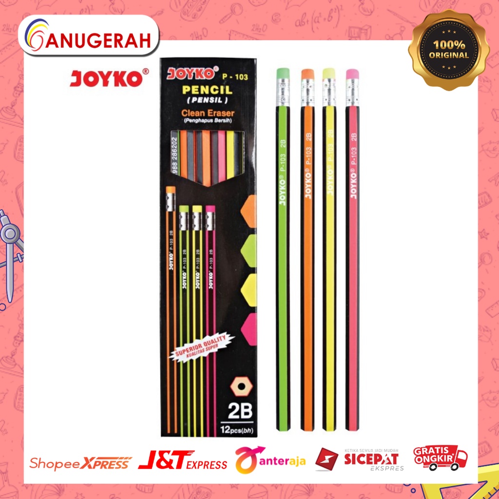 

JOYKO P-103 PENSIL 2B (PACK)
