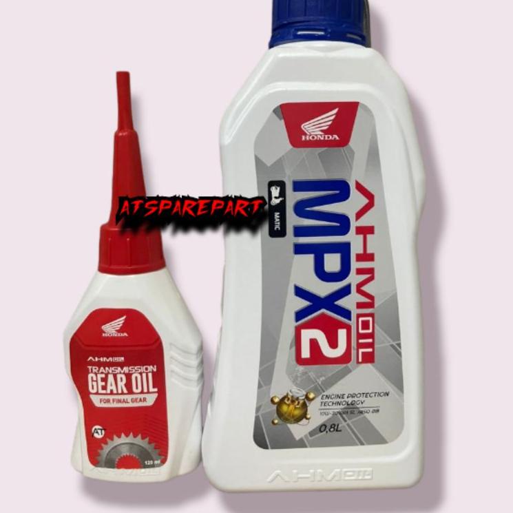 Kualitas Premium  FLASH SALE 8.8 Paket oli honda matic MPX 2 for Honda matic all beat.all vario.scoopy.spacy