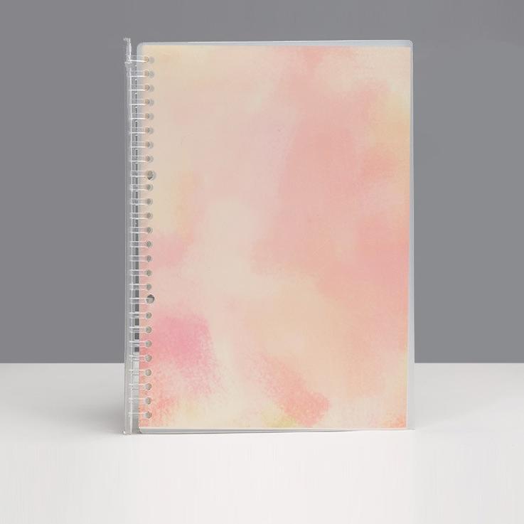 

[PROMO R9078] Binder Note Spiral Ring Motif Abstrak A5 & B5 - 80 lembar Model Baru