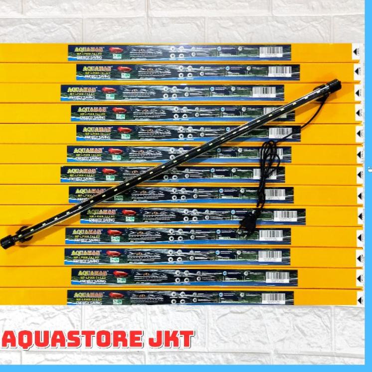 GROSIR LAMPU AQUARIUM CELUP 80CM 100CM LED RECENT / AQURA / AQUAMAN 80 CM 100 CM KEMASAN BOX PLASTIK