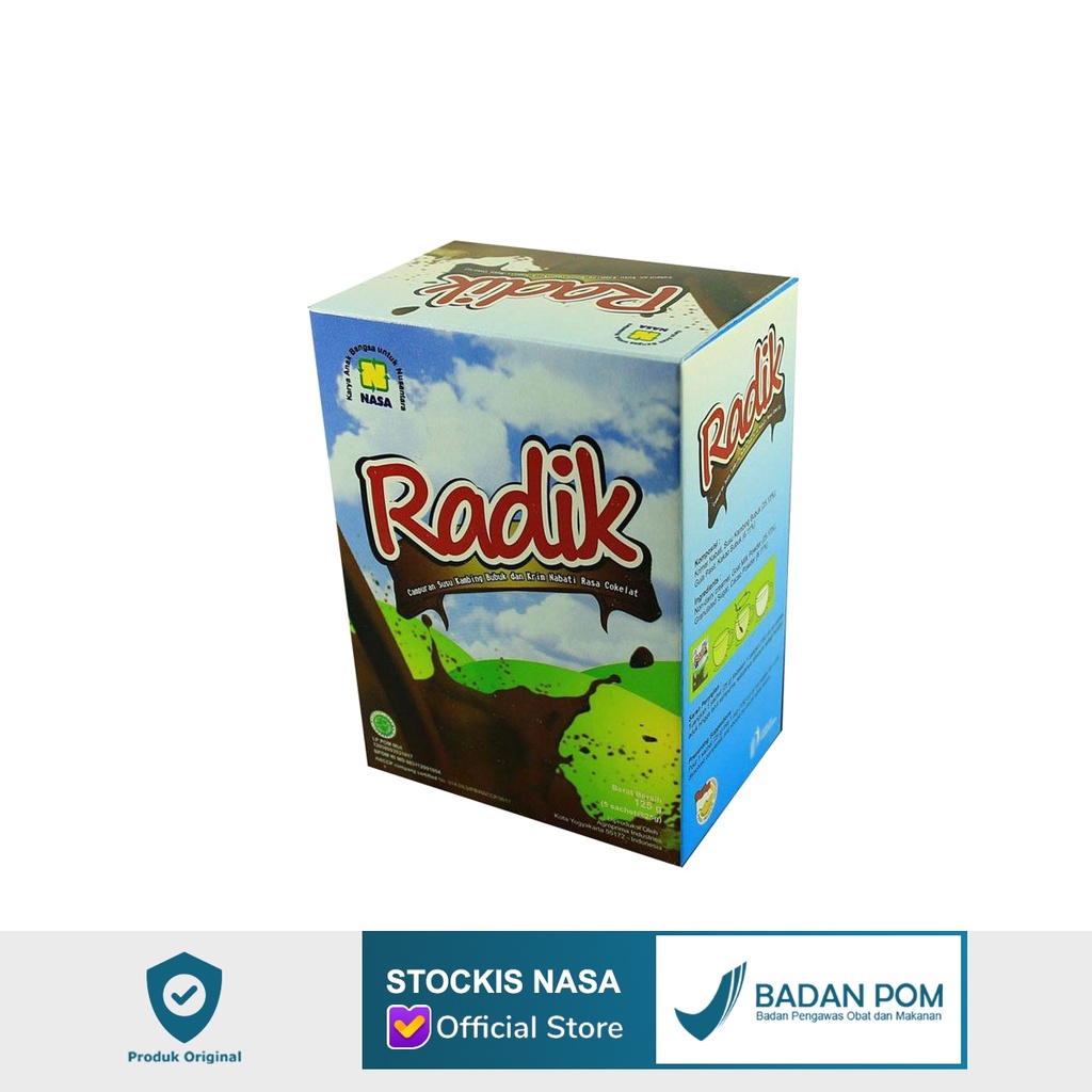 

[READY STOK] RADIK COKLAT - susu kambing coklat penambah nafsu makan dan meningkatkan kecerdasan - NASA ORIGINAL