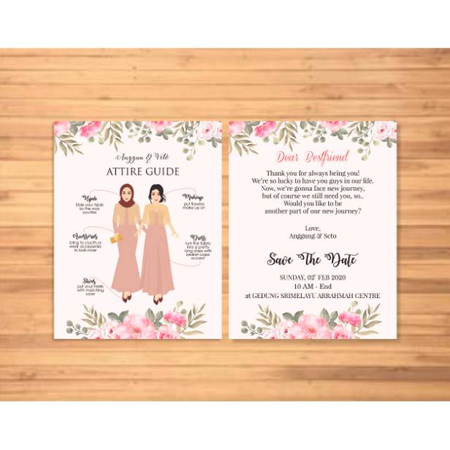 Attire Guide Bridesmaid 2 muka