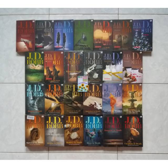 In Death series - J. D. Robb (25 buku)