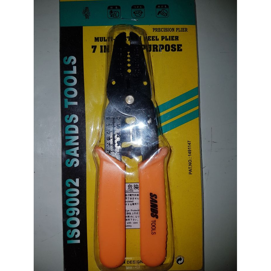 Tang Crimping Pliers SANDS Tools With Spring