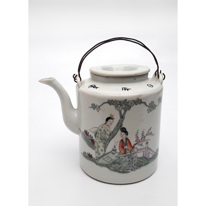 VINTAGE CHINESE TEA POT 15903 - TEKO - JUG - CERET - PAJANGAN - HIASAN - T SET