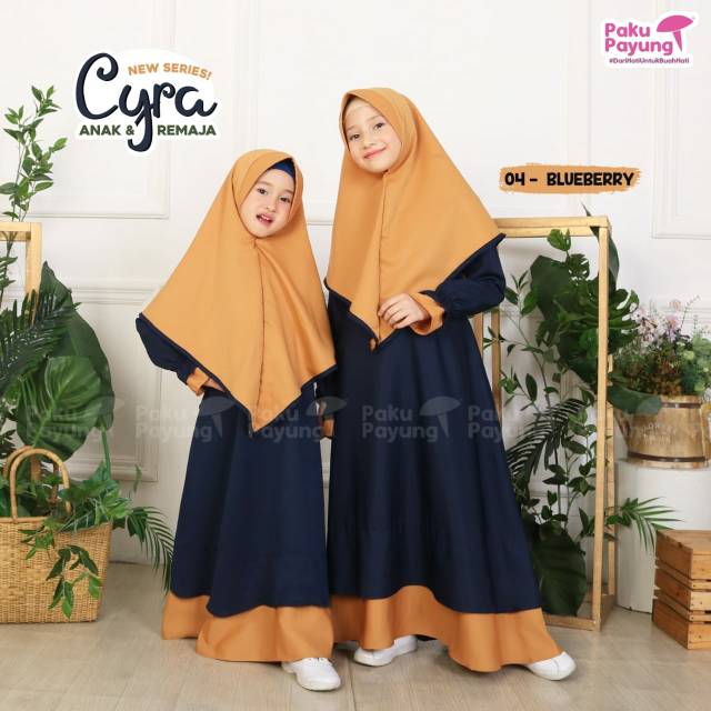 Gamis anak setelan seri Cyra dari Paku Payung (mb dwy)