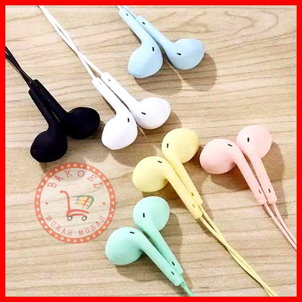 Headset / Handsfree Stereo Macaron u19 / Headset Super Bass