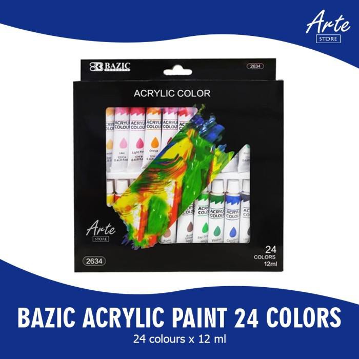 

Fuji | Cat Akrilik - Bazic Acrylic Set 24 Warna Murah Meriah Ready