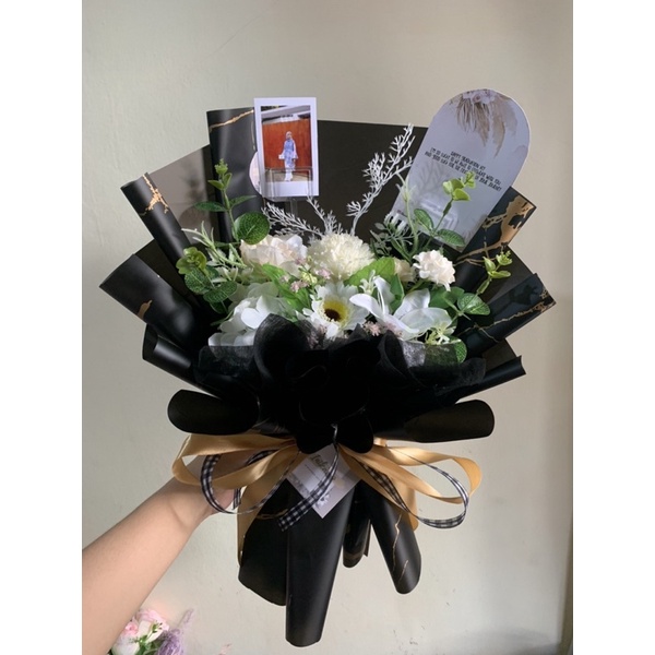 BUKET BUNGA PALSU MEDIUM ARTIFICIAL JAKARTA TERMURAH/ KADO/HADIAH WISUDA/ ANNIVERSARY/ BIRTHDAY