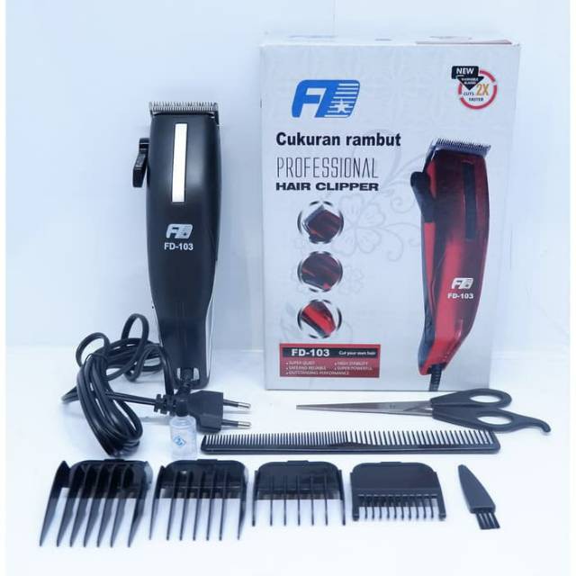 SONAR SN-103 Alat Cukur Rambut Hair Clipper Set Komplit