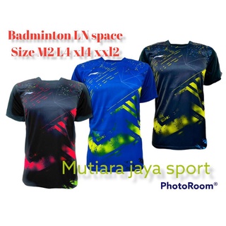 new baju badminton kaos bulutangkis LN space