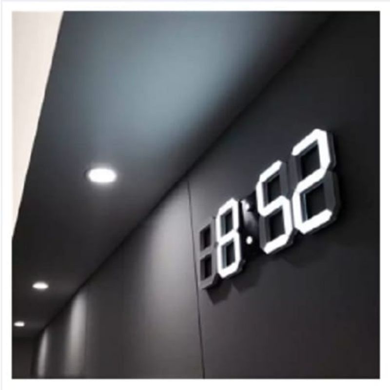 Taffware Jam Meja LED Digital Alarm Clock Temperatur Suhu - Jam Dinding LED 3D TRENDY