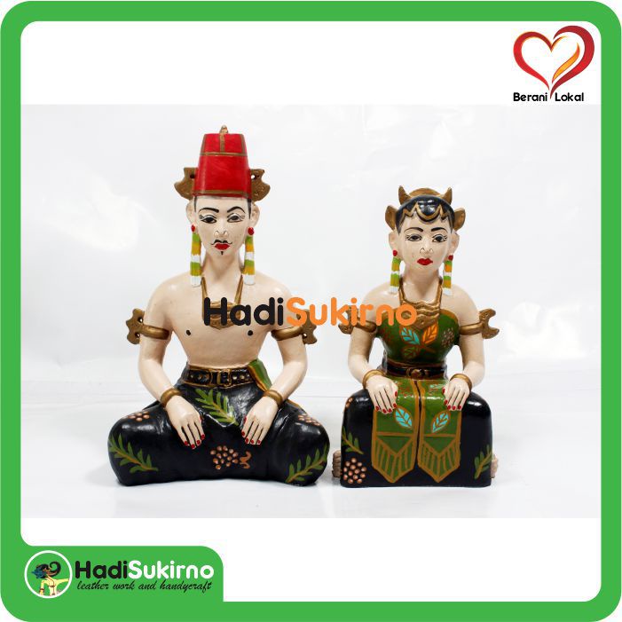 Jual Pajangan Miniatur Patung Pengantin Jawa Loro Blonyo Basahan Shopee Indonesia