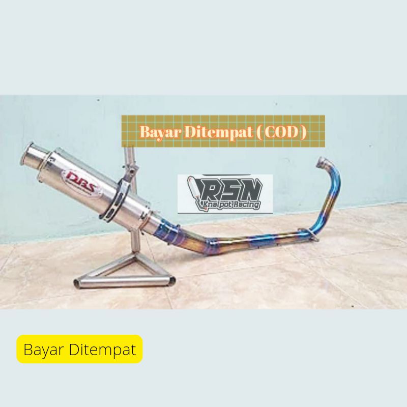Knalpot DBS leher bluemoon for Vixion Satria Fu Sonic Megapro Tiger Verza