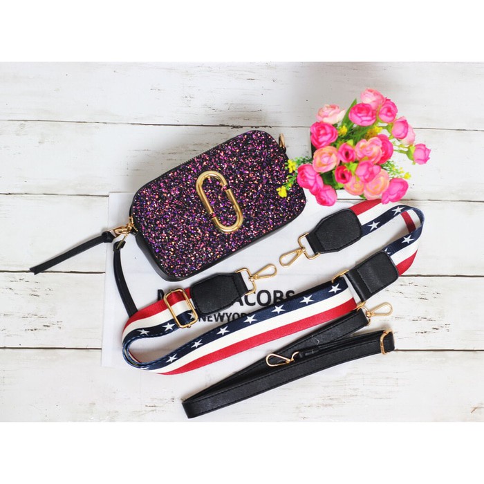 TAS WANITA IMPORT TAS CHANEL WAISTBAGS CHANEL PINGGANG CHANEL BELT IB - Hitam