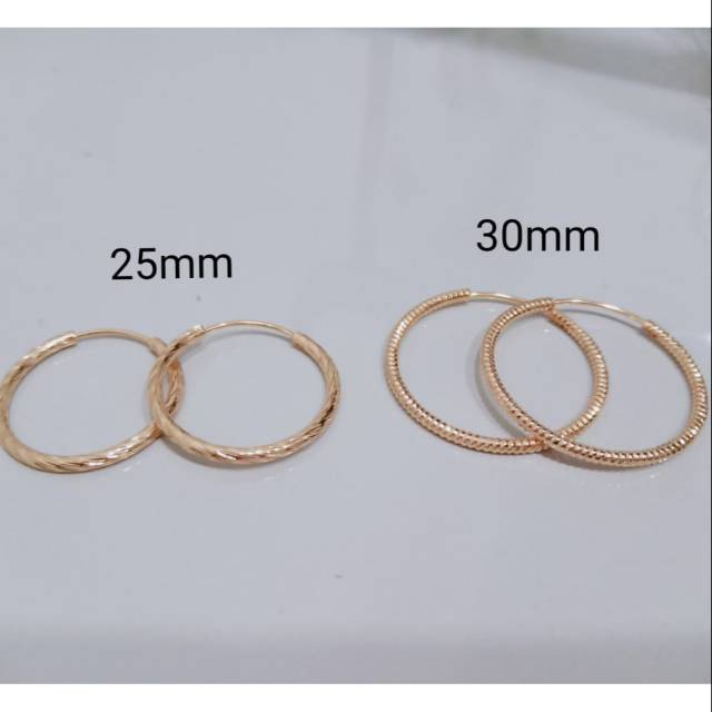 ANTING BULET WANITA ANTI PUDAR  ANTING WANITA MODEL KEKINIAN