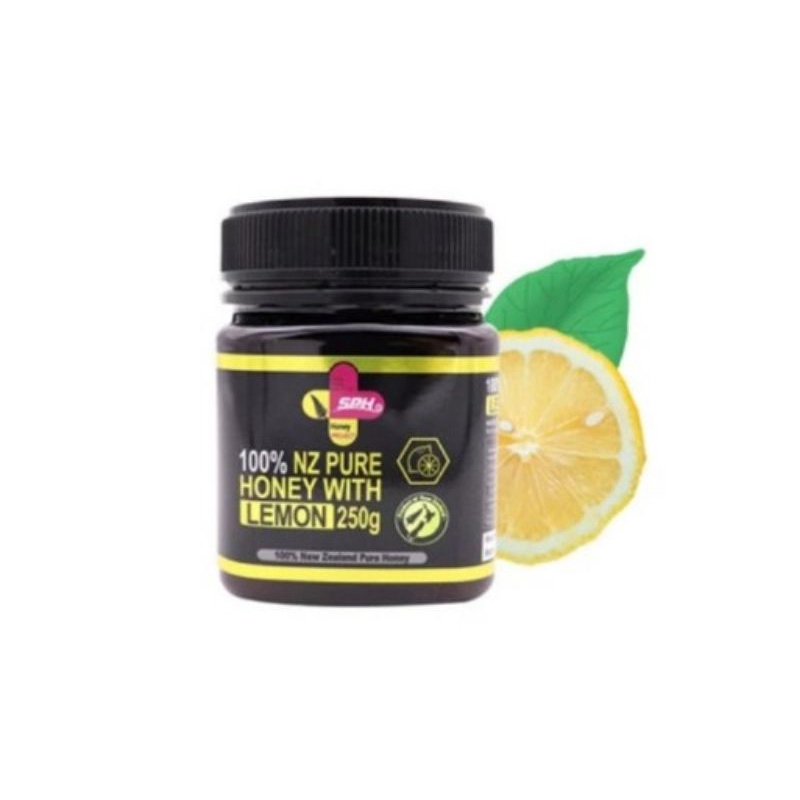 100% nz pure honey with lemon / greentea 250g