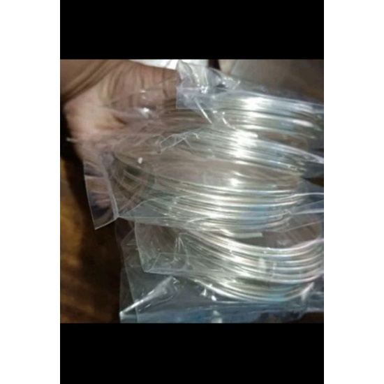 Kawat Loding Antena Sepuhan Perak 2,5mm 240cm