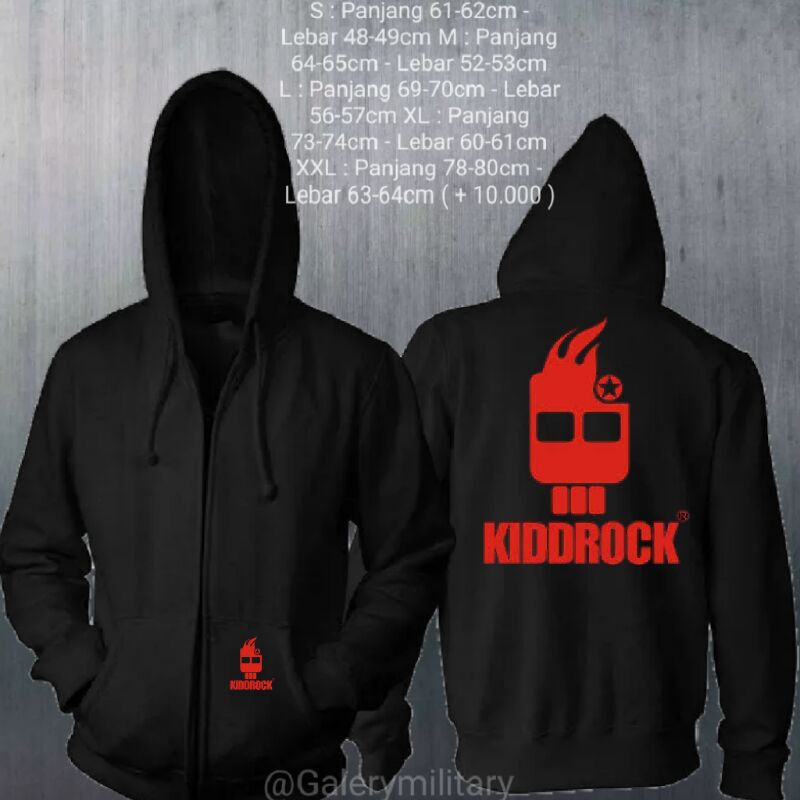 Jaket hoodie zipper KIDDROCK