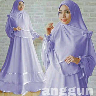 READY GAMIS !! ANGGUN SYARI BUSUI KS BAHAN JERSEY SUPER PLUS BERGO FIT TO XL TERJAMIN BERKUALITAS