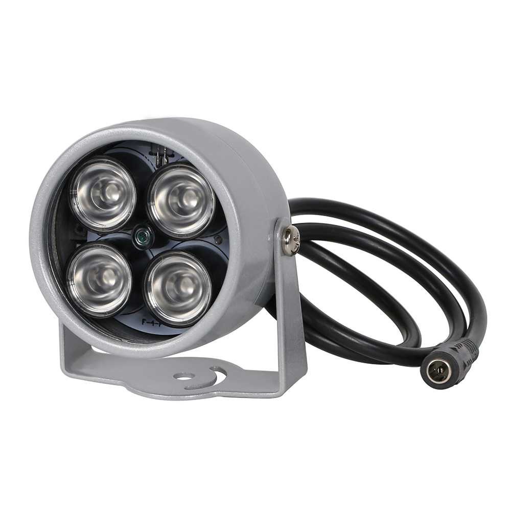 sell Lampu IR Infrared Night Vision Illuminator 4 LED Waterproof for CCTV - Silver