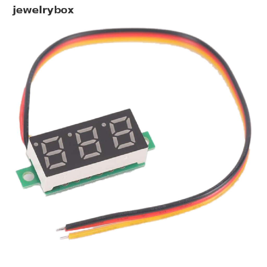 (Box) Voltmeter Digital Mini DC 0-100V Dengan Layar LED 3 Digit