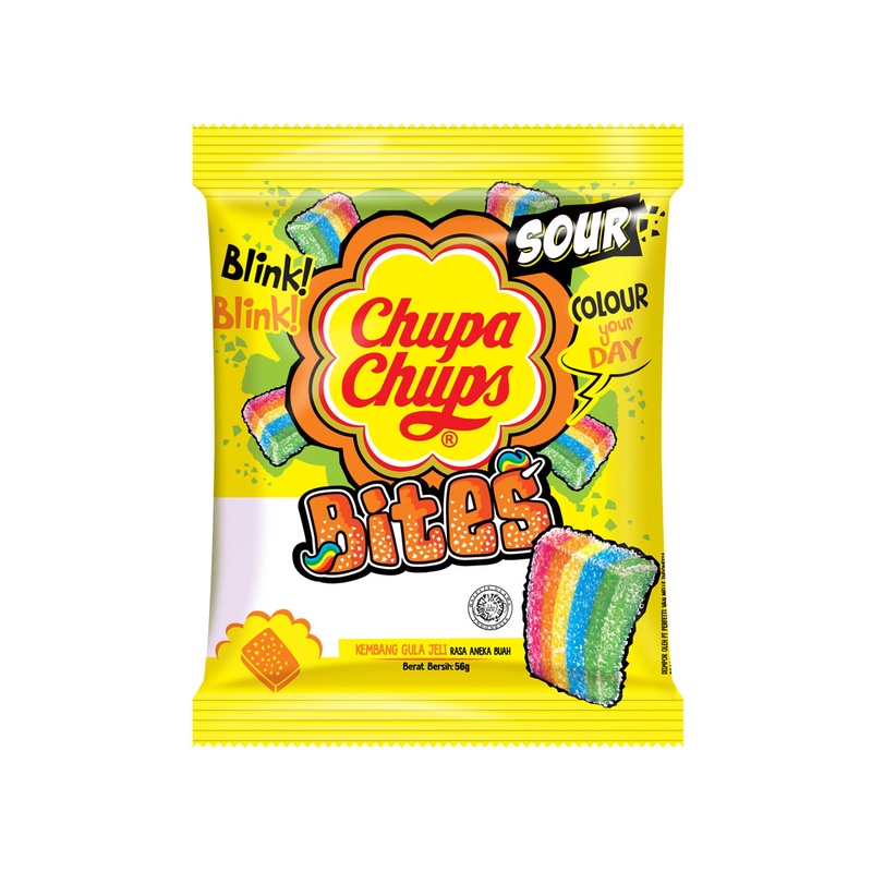 

Chupa Chups Sour Bites Candy 61.6/56G - Alhanan/04