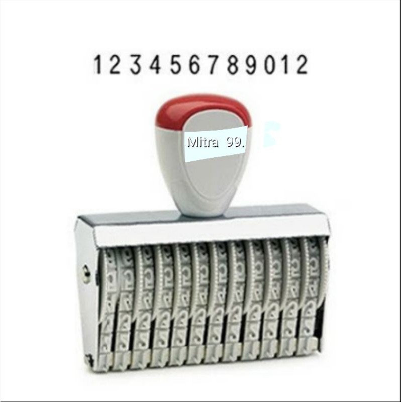 

Stempel Putar angka 7 mm ,12 digit.