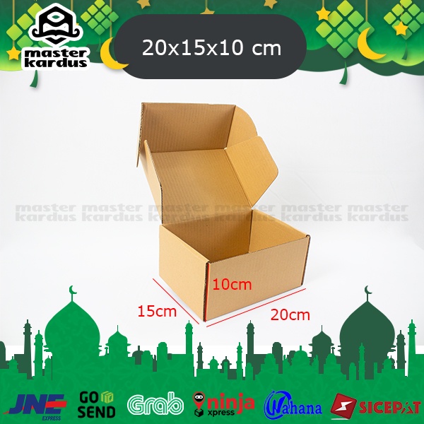 

Kardus Box Packing Diecut Ukuran 20x15x10 cm Polos