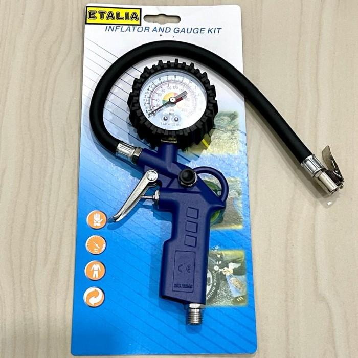 Tools Isi Angin Dan Ukur Angin Ban Mobil / Truk / Ada Meteran 2Fungsi