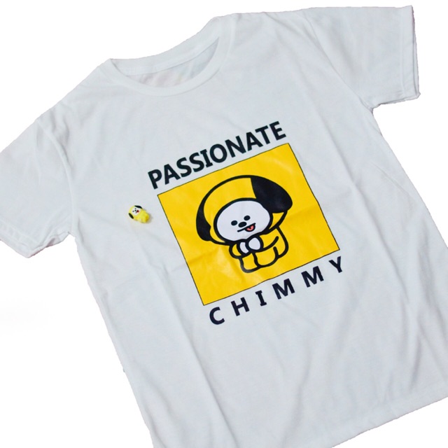 Kaos bBT21 Chimmyy kaos karakter lucu BTS Shopee Indonesia Kaos bBT21 Chimmyy kaos karakter lucu BTS Shopee Indonesia
