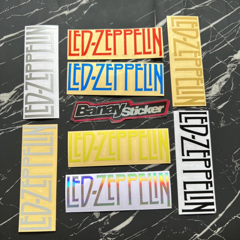 STICKER STIKER BAND LED ZEPPELIN CUTTING