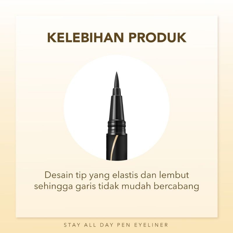 (GOSEND/COD) YOU STAY ALL DAY PEN EYELINER / Express On Point Eyeliner Black (TAHAN HINGGA 24 JAM)