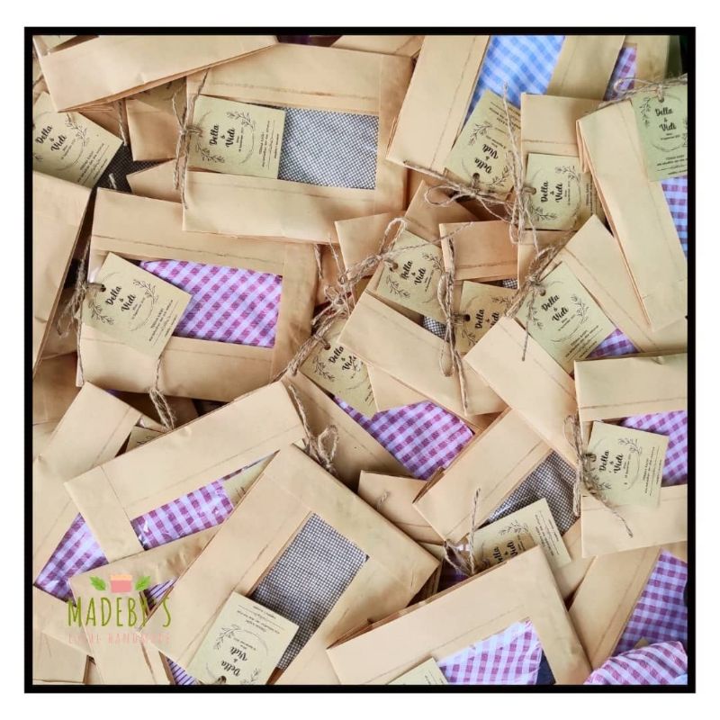 

Amplop souvenir rustic_paper pack window | amplop craft window