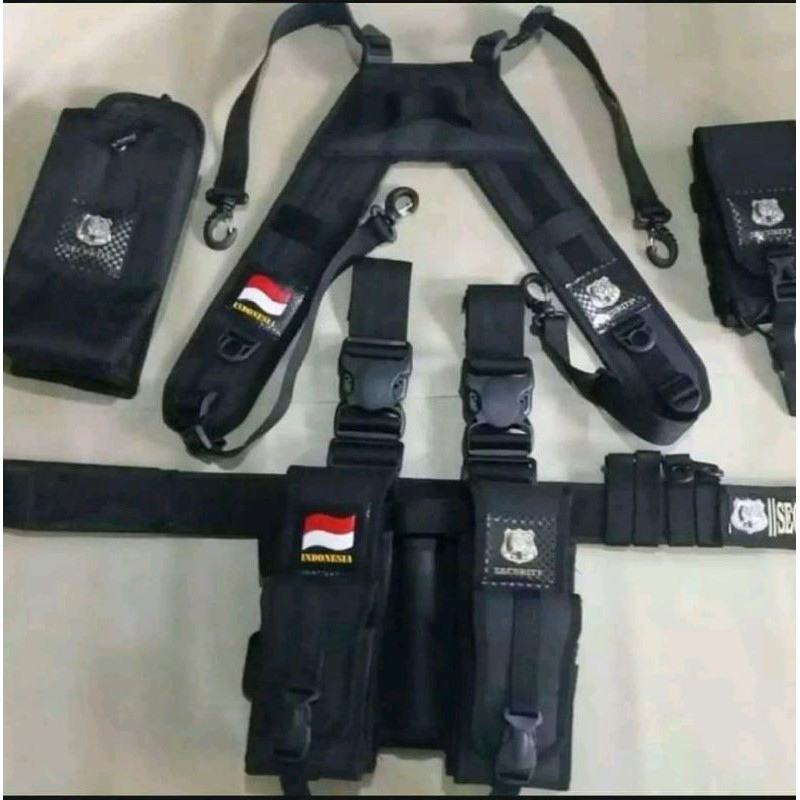 DAHRIM FULL SET LOGO SECURITY/LOGO TNI AD/LOGO POLISI/LOGO BRIMOB/LOGO LINMAS LOGO POL PP