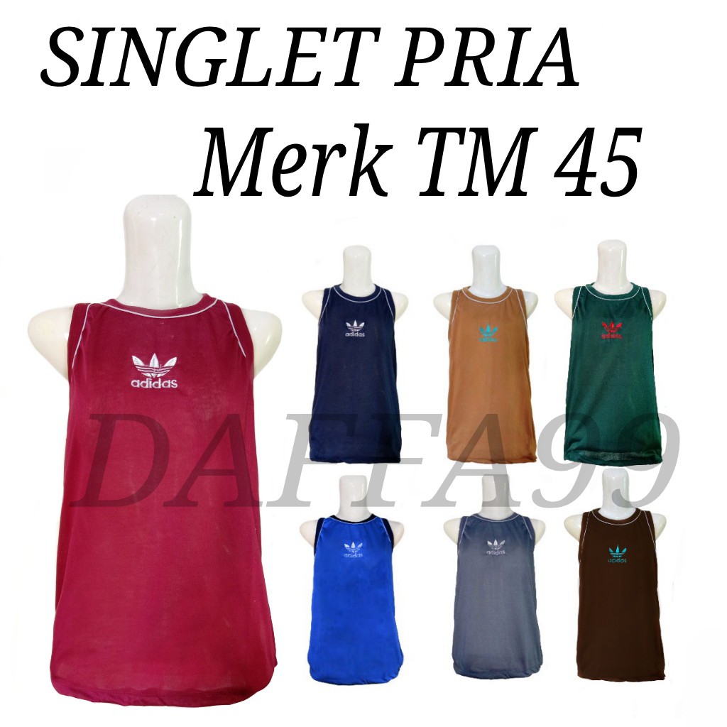 kaos dalam singlet pria  ukuran jumbo