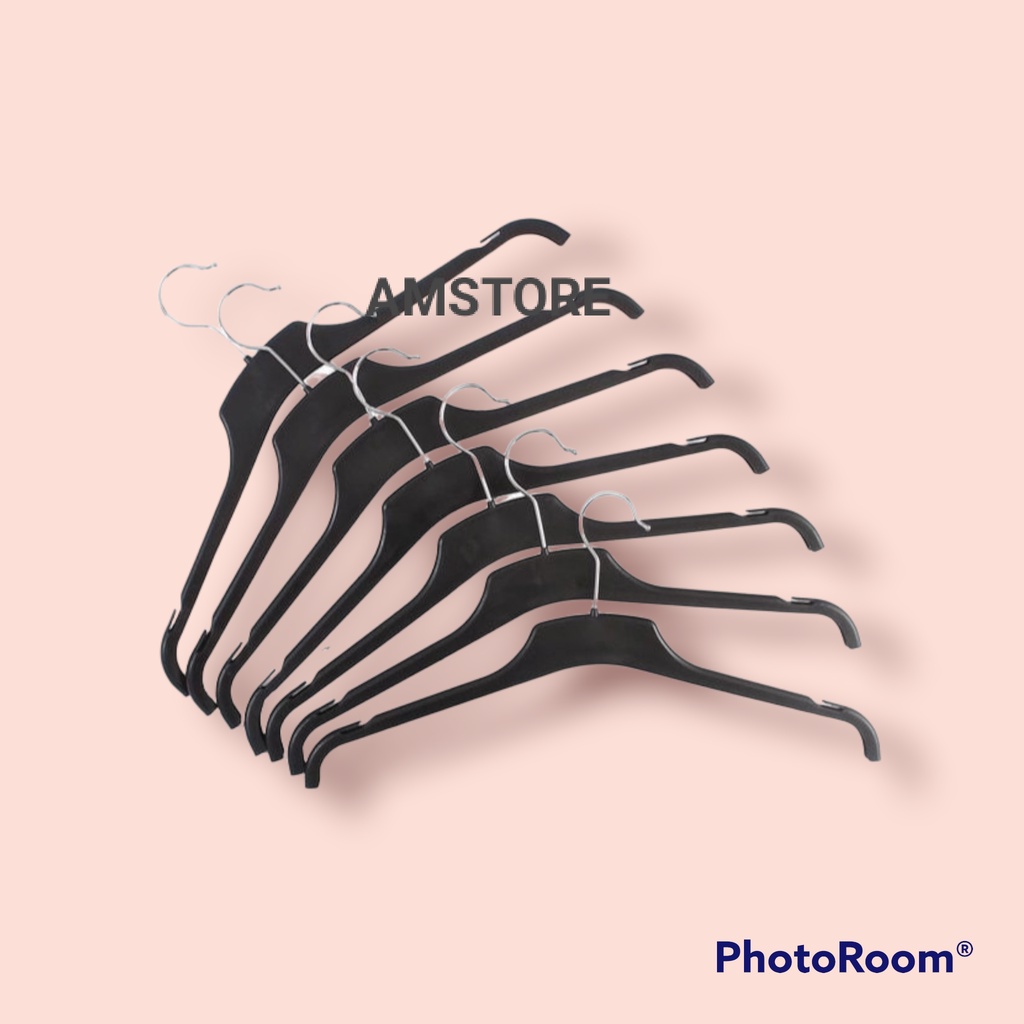 Hanger plastik dewasa gantungan baju distro