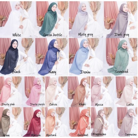 TURUN HARGA !!BELLA PASHMINA / JILBAB KERUDUNG BELLA PASHMINA POLYCOTTON / BISA COD UKURAN 180X75-2