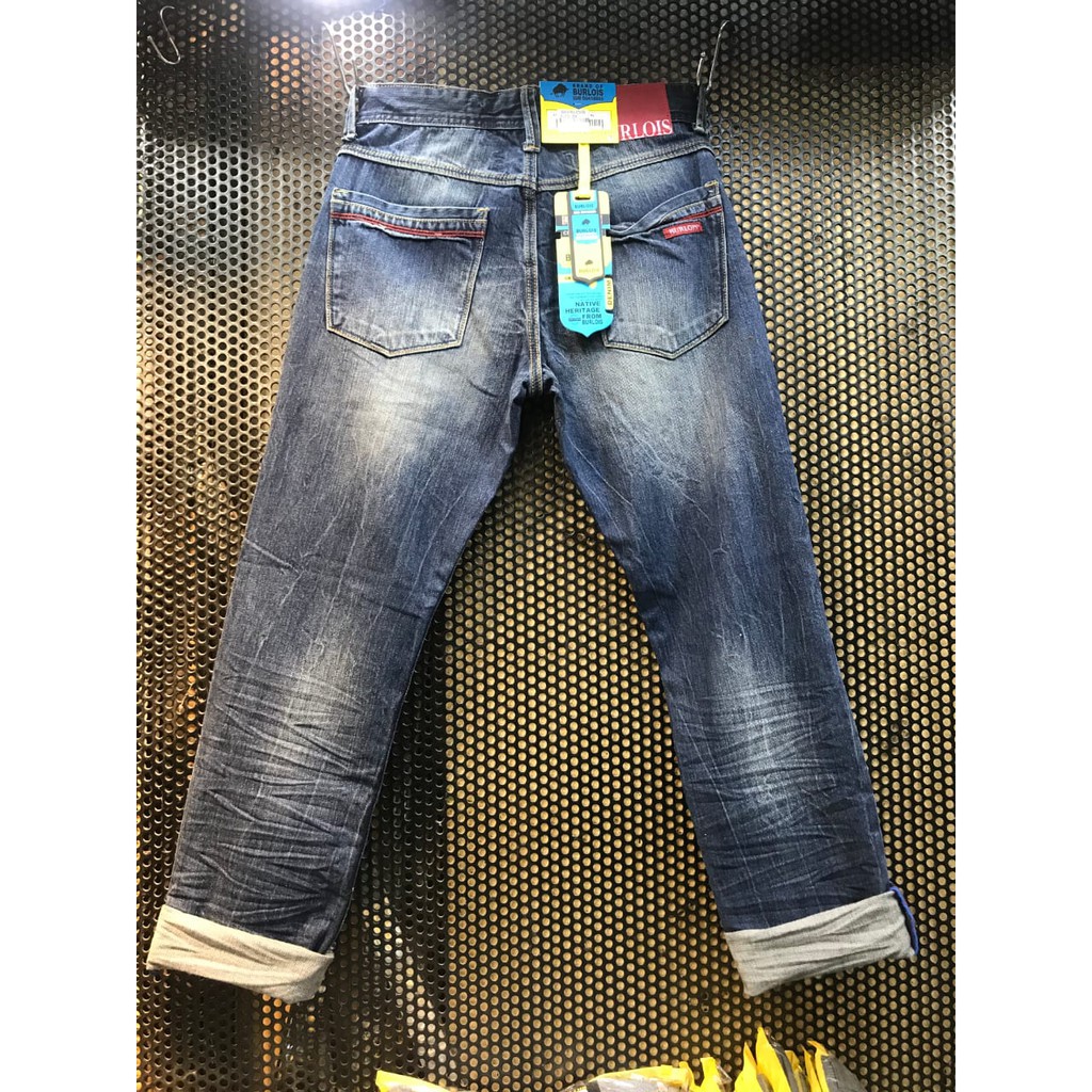 celana jeans panjang pria reguler fit /celana jeans panjang pria dewasa / celana jeans burlois