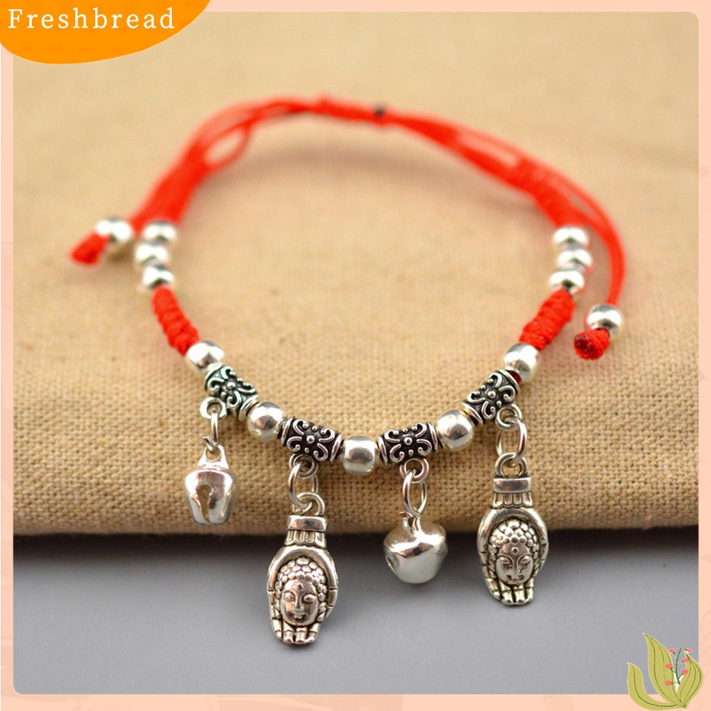 [TERLARIS]Bracelet Fashionable Corn/Horse/Elephant Pendant Bell Cotton Thread Chain Bracelet for New Year