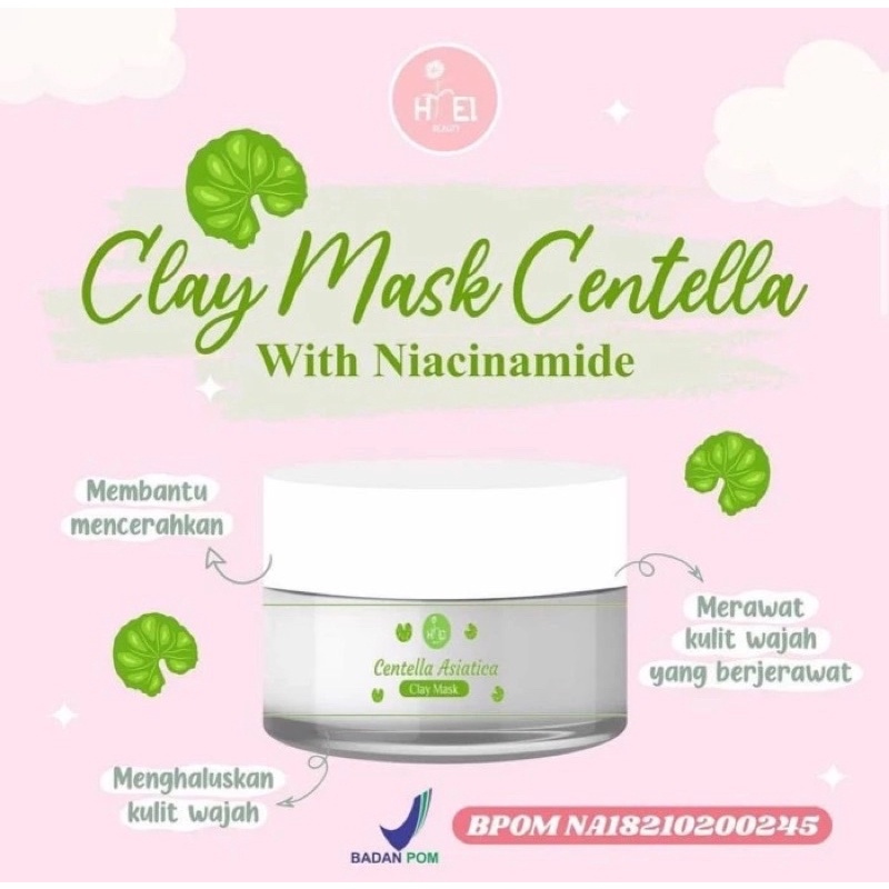 HIEL BEAUTY - Sleeping Mask Clay Mask Ceramide Centella Saffron Mugwort Honey Propolis | Masker Wajah Pelembab Pencerah Pemutih Bekas Jewata Noda Hitam Flek Kusam Kering Anti aging